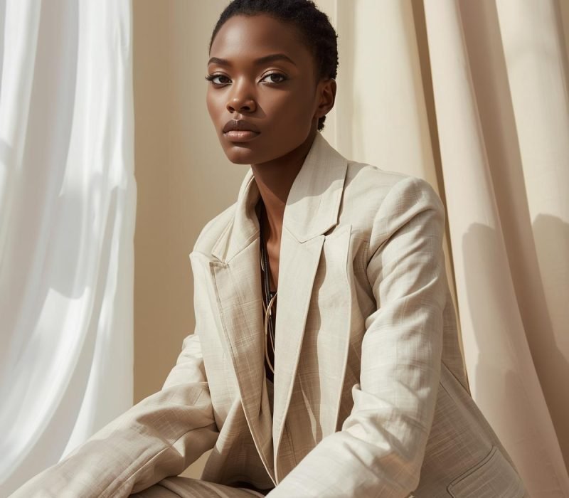 fashion phot with white, beige, neutral color scheme, artistic (5)